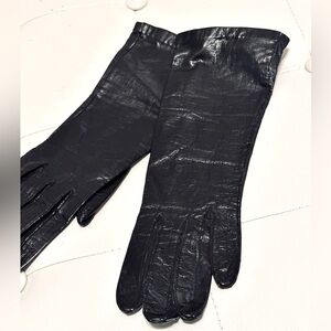 1960’s Vintage Black Leather Gloves
